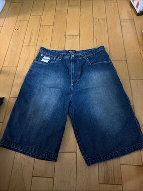 mecca Men's Dark Blue Denim Jean Shorts
